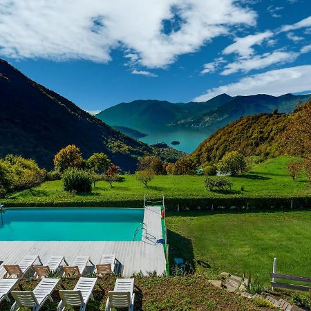 Beautiful Chalet With Swimming Pool In Lombardy Villa Marone Bagian luar foto